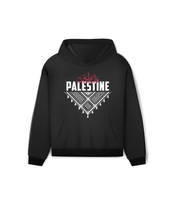 Palestine keffiyeh Hoodie - Image 2