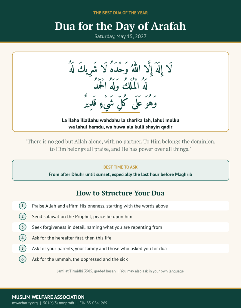 Arafah 2027 dua